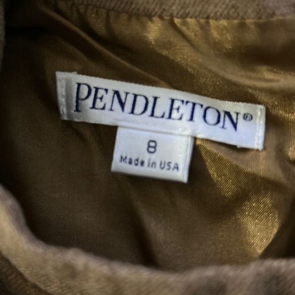 𝅺PENDLETON Wool Color block Short Sleeve Sheath Midi Dress size 8 - Picture 6 of 7